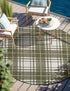 Patio Plaid Collection Area Rug -  Terrace