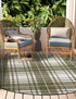 Patio Plaid Collection Area Rug -  Terrace