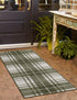 Patio Plaid Collection Area Rug -  Terrace