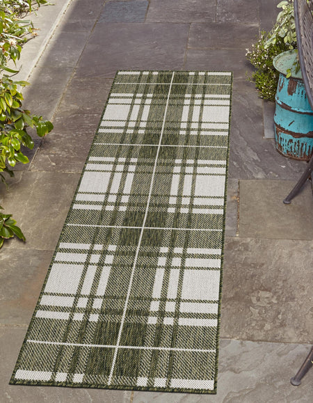 Patio Plaid Collection Area Rug -  Terrace