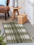 Patio Plaid Collection Area Rug -  Terrace