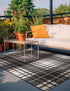 Patio Plaid Collection Area Rug -  Terrace