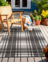 Patio Plaid Collection Area Rug -  Terrace