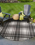 Patio Plaid Collection Area Rug -  Terrace