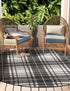 Patio Plaid Collection Area Rug -  Terrace