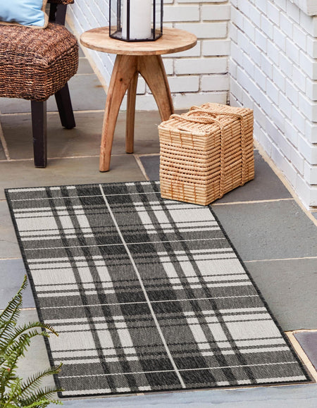 Patio Plaid Collection Area Rug -  Terrace