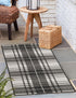 Patio Plaid Collection Area Rug -  Terrace