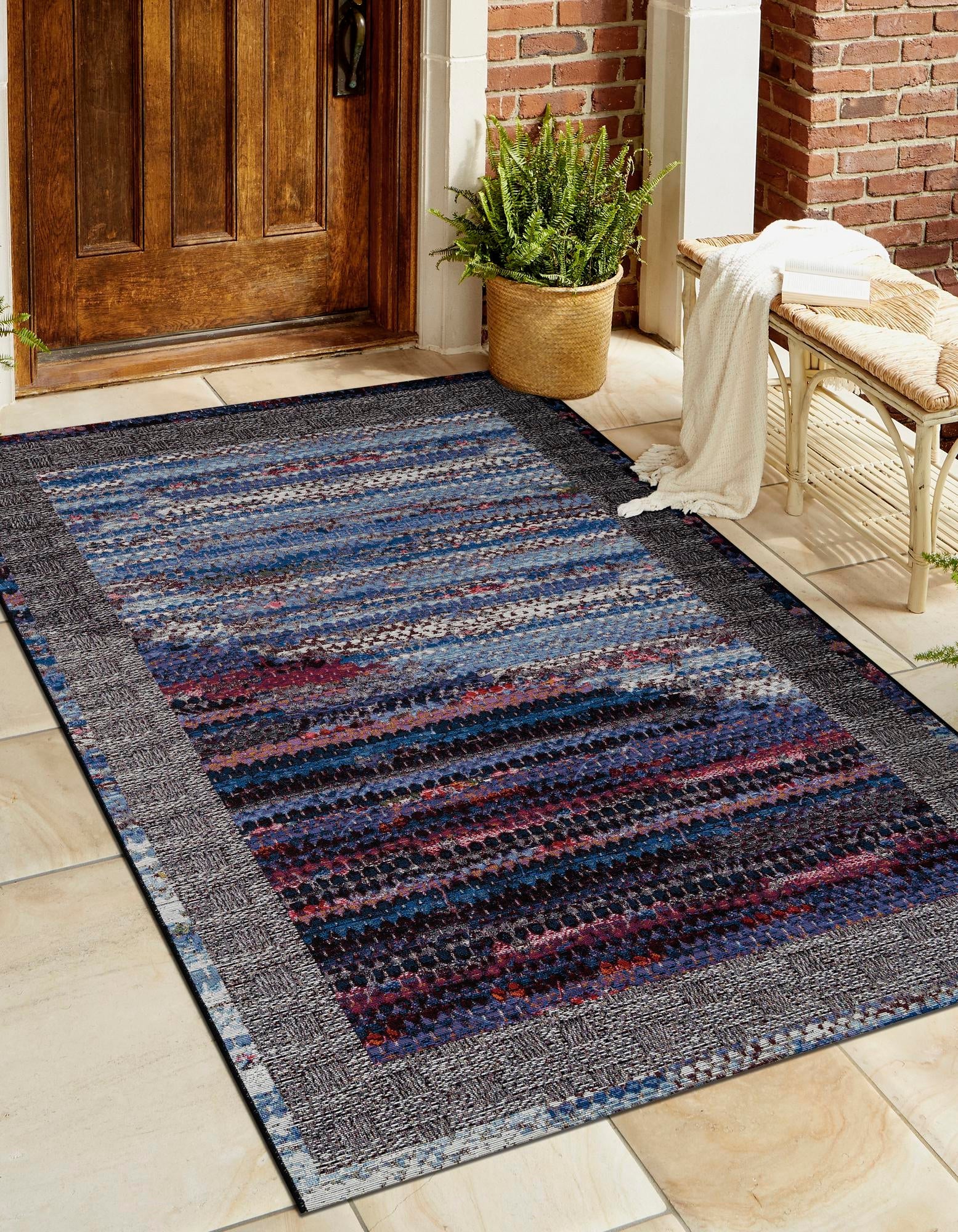 Urban Terrace Collection Area Rug -  Oasis