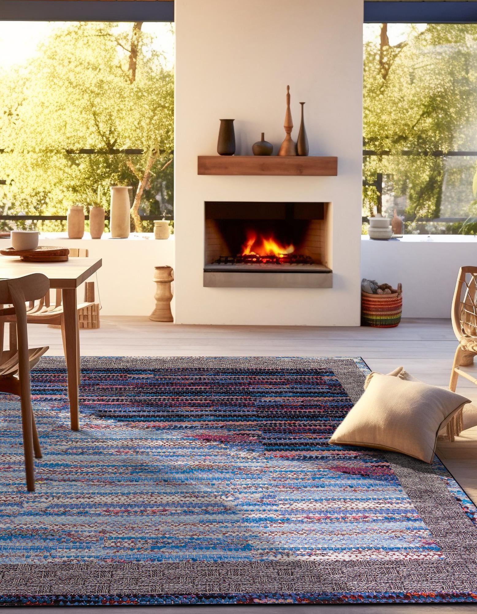 Urban Terrace Collection Area Rug -  Oasis