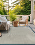 Terrace Fringe Collection Area Rug - Oceanside