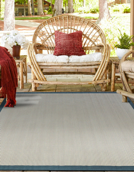 Terrace Fringe Collection Area Rug - Oceanside