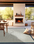 Terrace Fringe Collection Area Rug - Oceanside