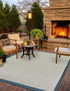 Terrace Fringe Collection Area Rug - Oceanside