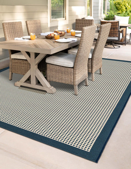 Terrace Fringe Collection Area Rug - Oceanside