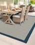 Terrace Fringe Collection Area Rug - Oceanside