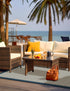 Terrace Fringe Collection Area Rug - Oceanside