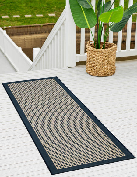 Terrace Fringe Collection Area Rug - Oceanside