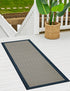 Terrace Fringe Collection Area Rug - Oceanside