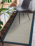 Terrace Fringe Collection Area Rug - Oceanside