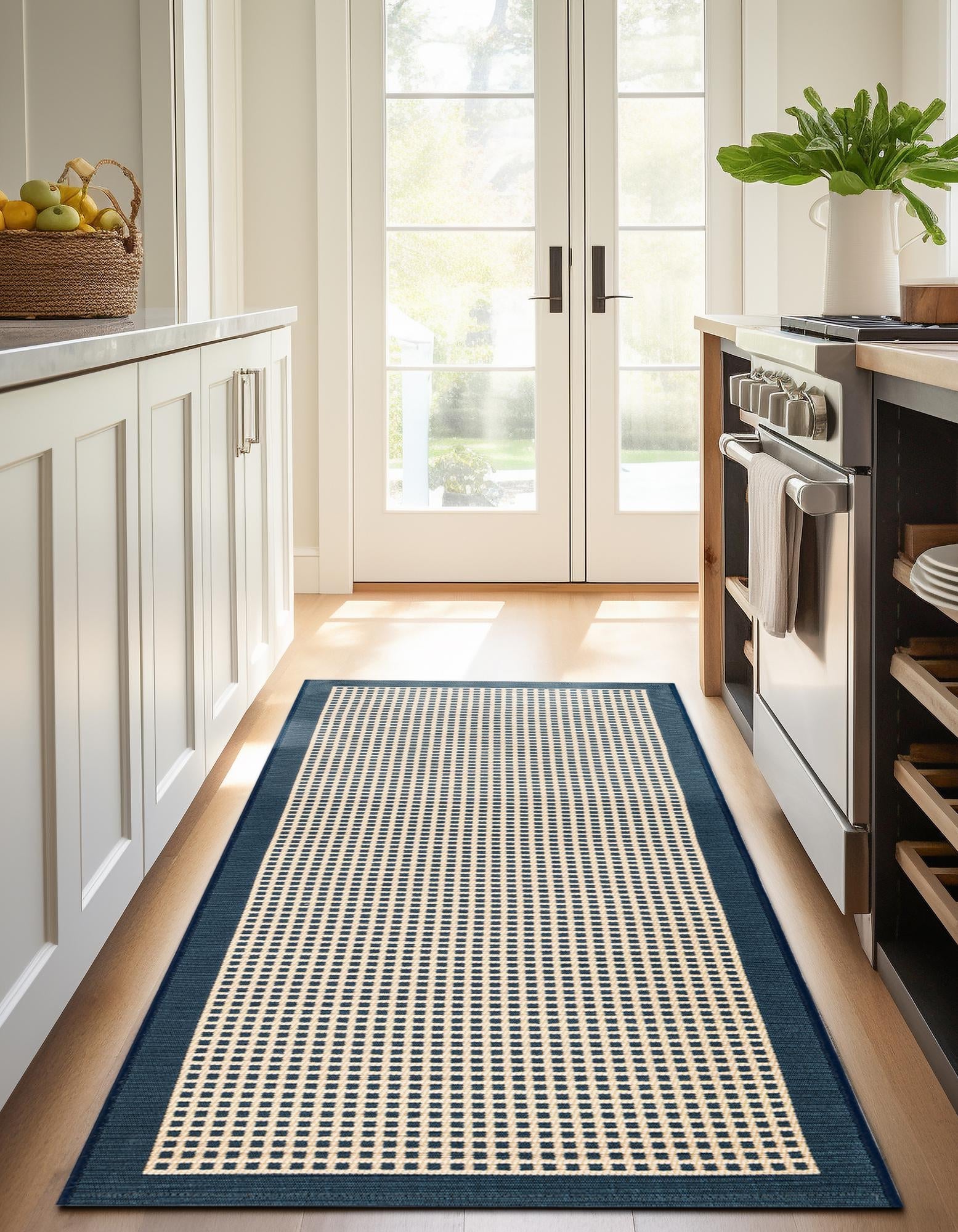 Terrace Fringe Collection Area Rug - Oceanside