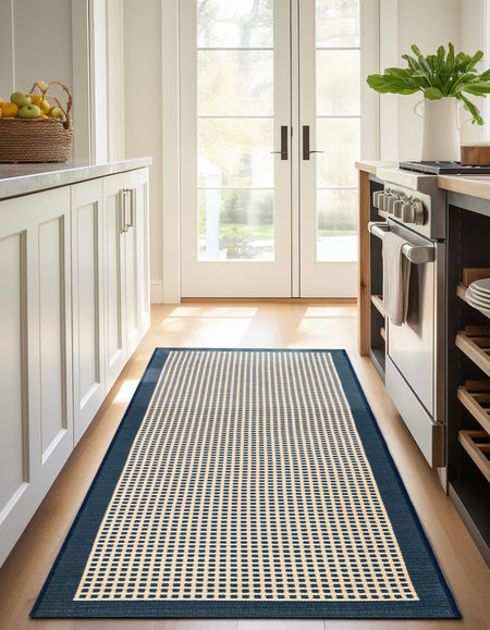 Terrace Fringe Collection Area Rug - Oceanside