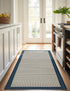 Terrace Fringe Collection Area Rug - Oceanside