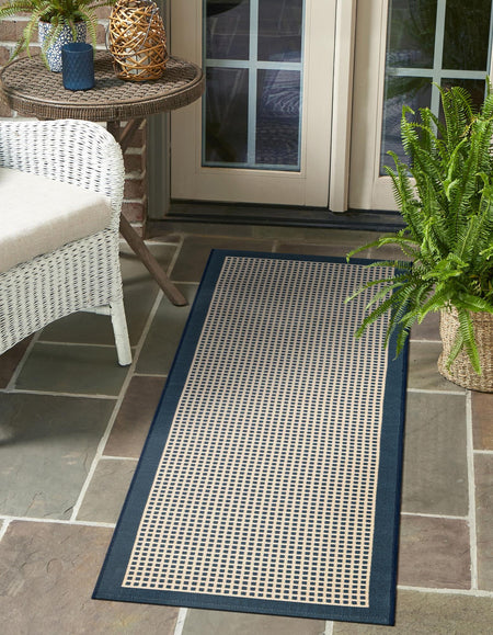 Terrace Fringe Collection Area Rug - Oceanside