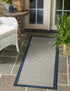 Terrace Fringe Collection Area Rug - Oceanside