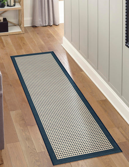 Terrace Fringe Collection Area Rug - Oceanside