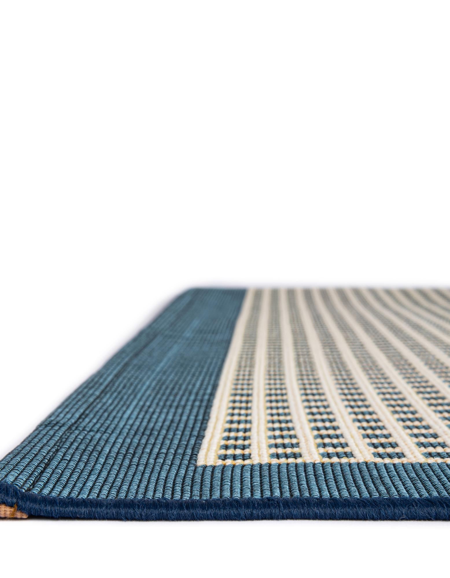 Terrace Fringe Collection Area Rug - Oceanside