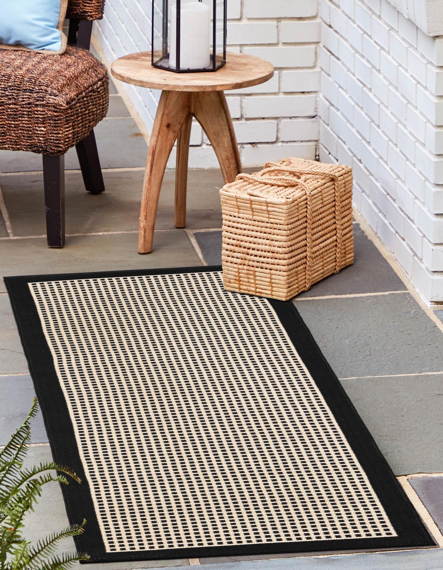 Terrace Fringe Collection Area Rug - Oceanside