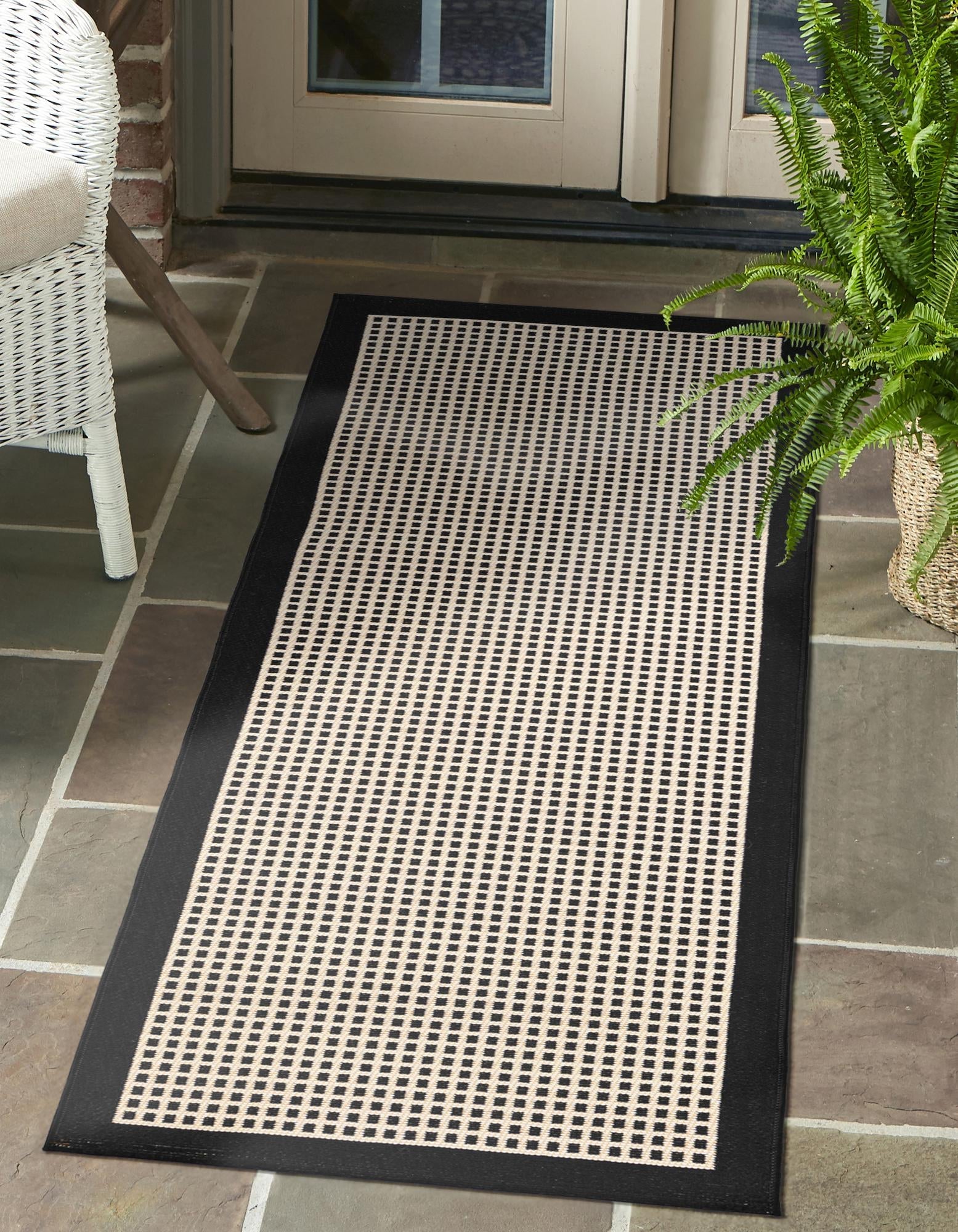 Terrace Fringe Collection Area Rug - Oceanside