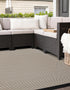 Terrace Fringe Collection Area Rug - Oceanside