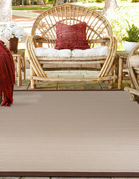 Terrace Fringe Collection Area Rug - Oceanside