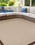 Terrace Fringe Collection Area Rug - Oceanside