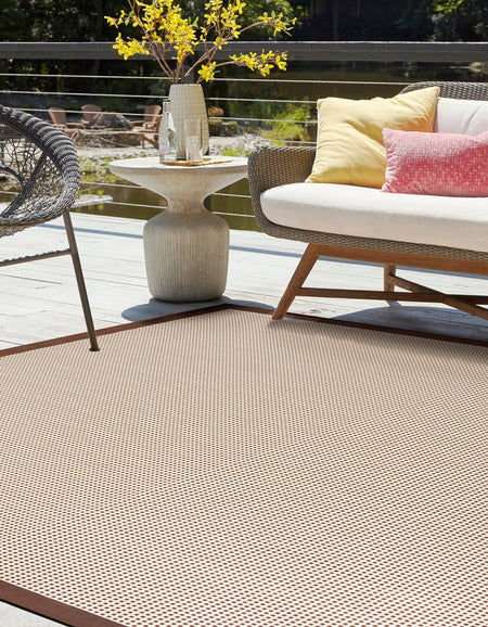 Terrace Fringe Collection Area Rug - Oceanside