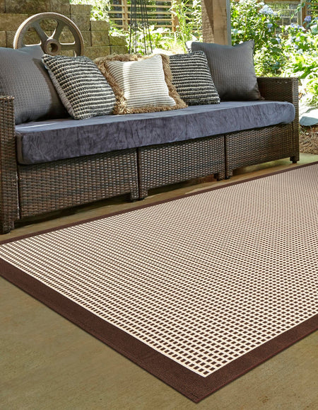 Terrace Fringe Collection Area Rug - Oceanside