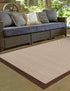 Terrace Fringe Collection Area Rug - Oceanside