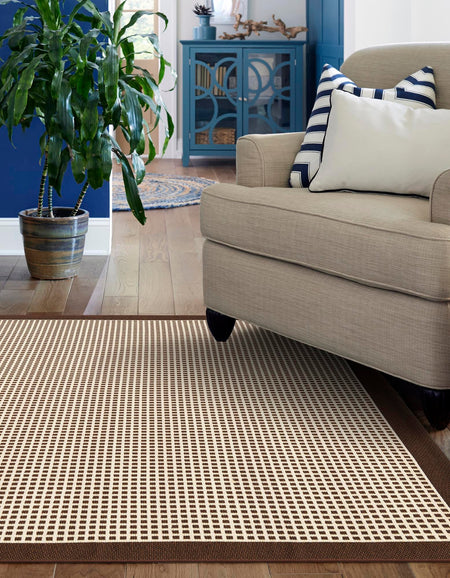 Terrace Fringe Collection Area Rug - Oceanside