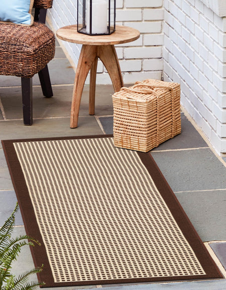 Terrace Fringe Collection Area Rug - Oceanside