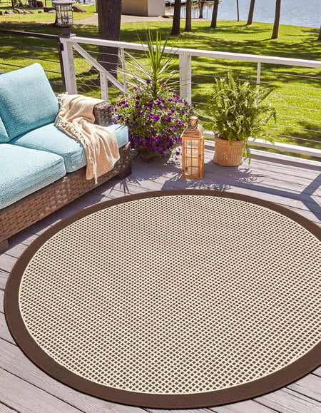 Terrace Fringe Collection Area Rug - Oceanside