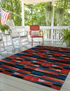 Urban Terrace Collection Area Rug -  Courtyard Rectangle Multi  lifestyle 5