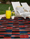 Urban Terrace Collection Area Rug -  Courtyard Rectangle Multi  lifestyle 10