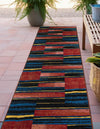 Urban Terrace Collection Area Rug -  Courtyard Runner Multi  lifestyle 31