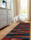 Urban Terrace Collection Area Rug -  Courtyard Runner Multi  lifestyle 52