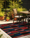 Urban Terrace Collection Area Rug -  Courtyard Square Multi  lifestyle 44