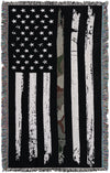 Fleece Haven Collection Area Rug -  Fairbanks Rectangle Black and White Main