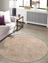 Bloomsbury Elegance Collection Area Rug -  Chelsea Round Ivory Beige  lifestyle 53