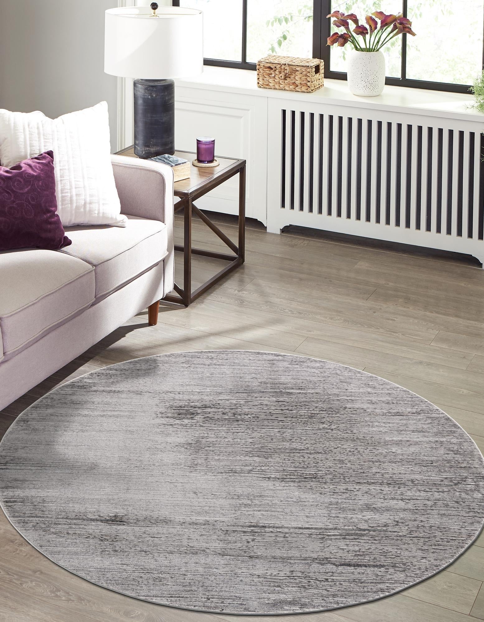 Bloomsbury Elegance Collection Area Rug -  Kensington (Gray)