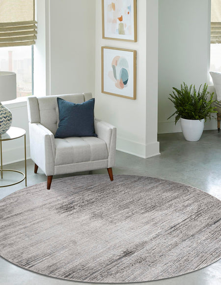 Bloomsbury Elegance Collection Area Rug -  Kensington (Gray)